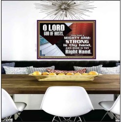 THOU HAST A MIGHTY ARM LORD OF HOSTS   Christian Art Poster  GWPEACE9981  "14X12"
