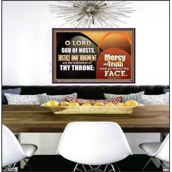 MERCY AND TRUTH SHALL GO BEFORE THEE O LORD OF HOSTS  Christian Wall Art  GWPEACE9982  "14X12"