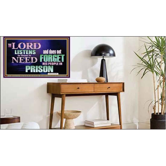 THE LORD NEVER FORGET HIS CHILDREN  Christian Artwork Poster  GWPEACE10507  