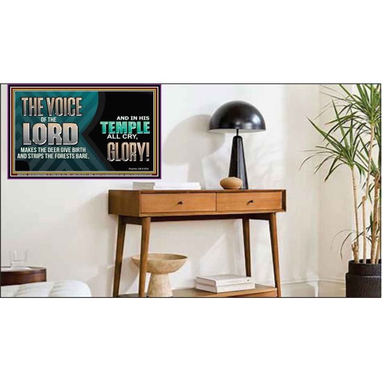 THE VOICE OF THE LORD MAKES THE DEER GIVE BIRTH  Art & Wall Décor  GWPEACE10789  