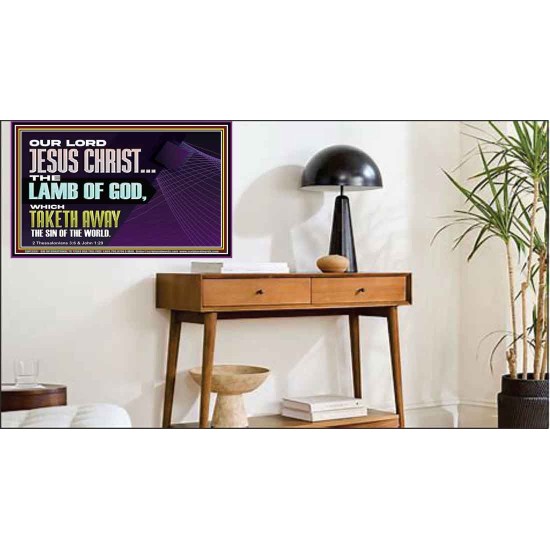 THE LAMB OF GOD WHICH TAKETH AWAY THE SIN OF THE WORLD  Children Room Wall Poster  GWPEACE12991  