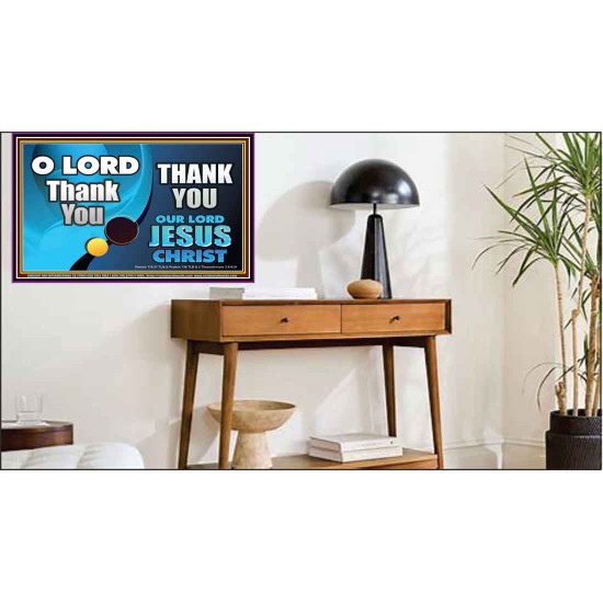 THANK YOU OUR LORD JESUS CHRIST  Custom Biblical Painting  GWPEACE9907  
