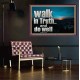 WALK IN TRUTH AND DO WELL  Custom Christian Wall Art  GWPEACE10308  