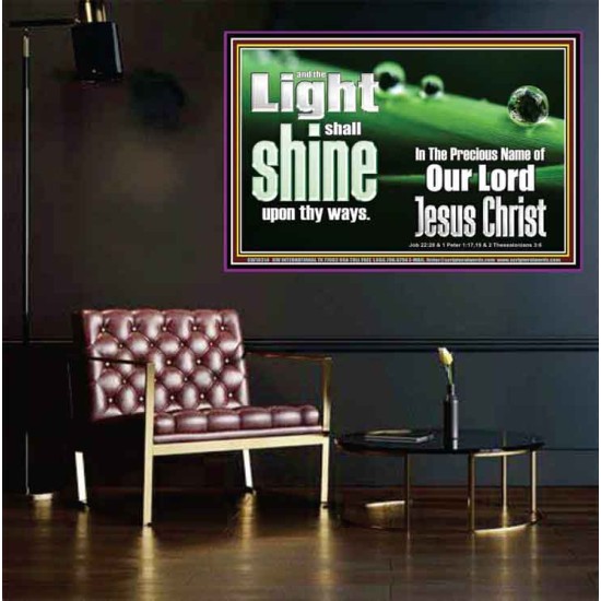 THE LIGHT SHINE UPON THEE  Custom Wall Décor  GWPEACE10314  
