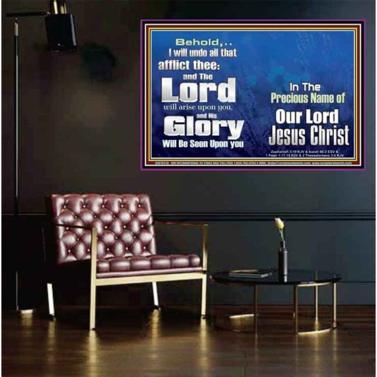 HIS GLORY SHALL BE SEEN UPON YOU  Custom Art and Wall Décor  GWPEACE10315  