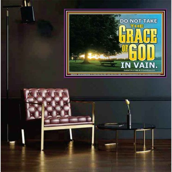 DO NOT TAKE THE GRACE OF GOD IN VAIN  Ultimate Power Poster  GWPEACE10419  