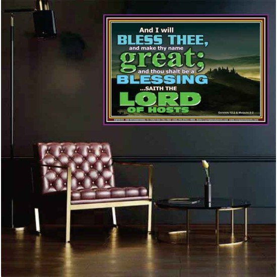 THOU SHALL BE A BLESSINGS  Poster Scripture   GWPEACE10451  