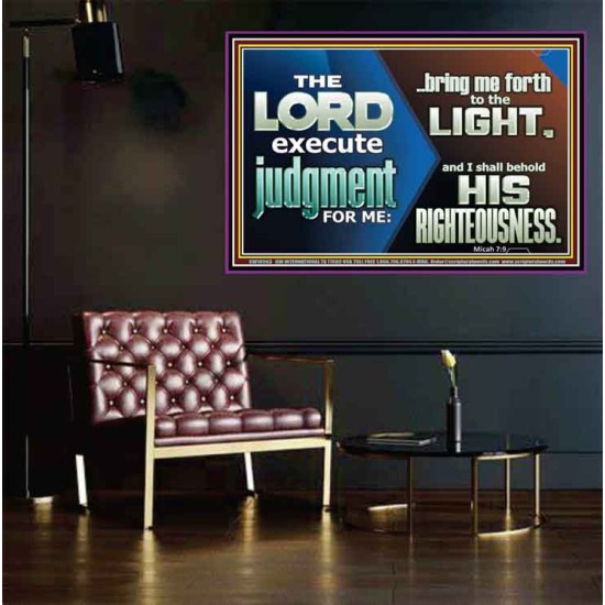 BRING ME FORTH TO THE LIGHT O LORD JEHOVAH  Scripture Art Prints Poster  GWPEACE10563  