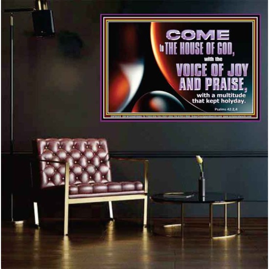 THE VOICE OF JOY AND PRAISE  Wall Décor  GWPEACE10589  
