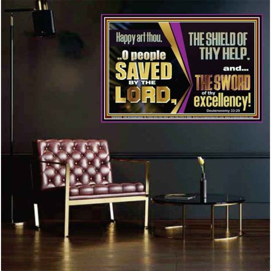 O PEOPLE SAVED BY THE LORD  Children Room Wall Poster  GWPEACE10699  