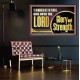 GIVE UNTO THE LORD GLORY AND STRENGTH  Sanctuary Wall Picture Poster  GWPEACE11751  