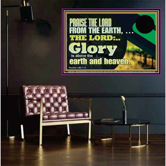 PRAISE THE LORD FROM THE EARTH  Children Room Wall Poster  GWPEACE12033  