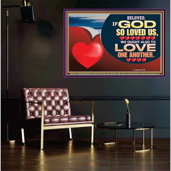 BELOVED IF GOD SO LOVED US  Custom Biblical Paintings  GWPEACE12130  