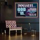 IMMANUEL GOD WITH US OUR REFUGE AND STRENGTH MIGHTY TO SAVE  Ultimate Inspirational Wall Art Poster  GWPEACE12247  