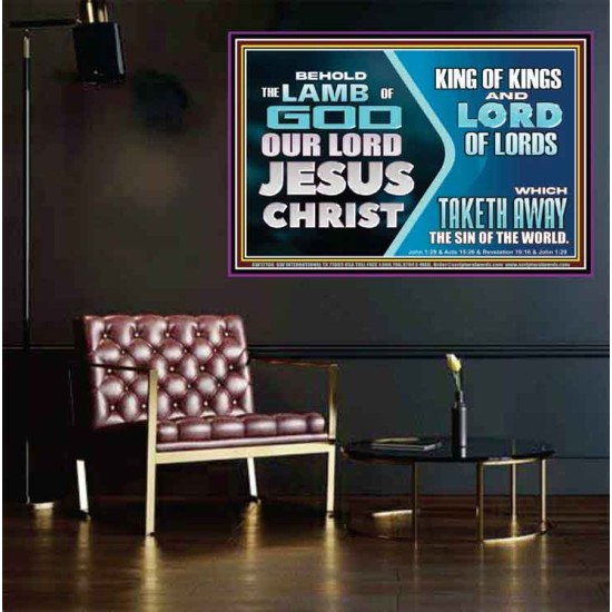 THE LAMB OF GOD OUR LORD JESUS CHRIST  Poster Scripture   GWPEACE12706  