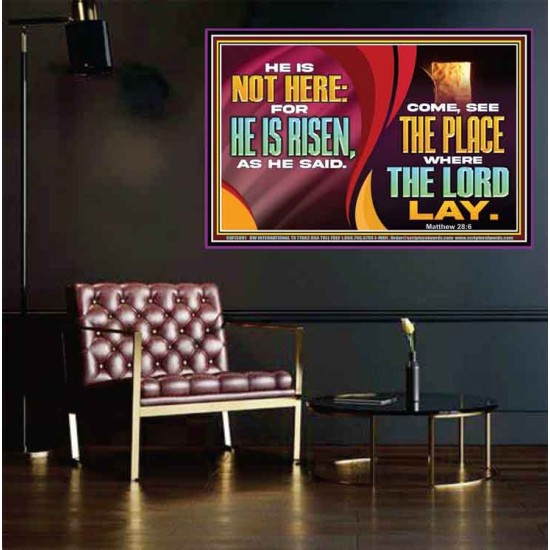 HE IS NOT HERE FOR HE IS RISEN  Children Room Wall Poster  GWPEACE13091  