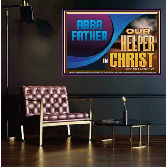 ABBA FATHER OUR HELPER IN CHRIST  Religious Wall Art   GWPEACE13097  