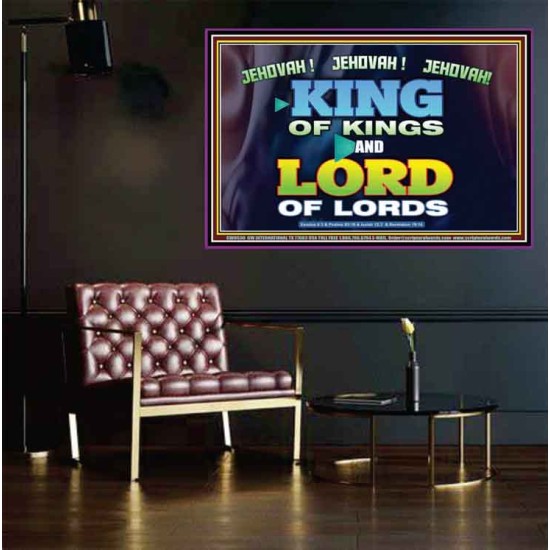 JEHOVAH THE NAME OF GREAT KING  Ultimate Inspirational Wall Art Poster  GWPEACE9530  