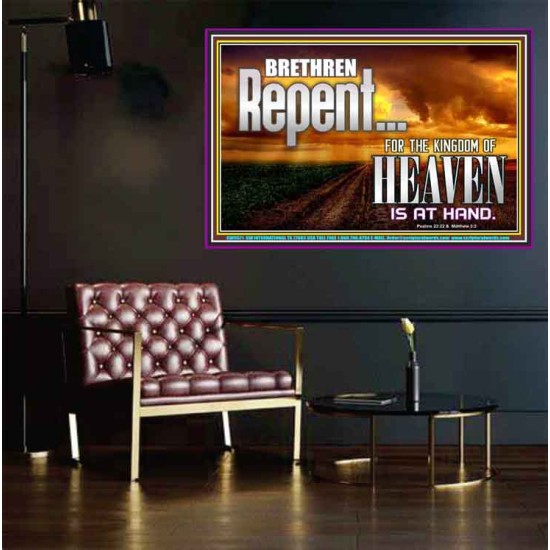 THE KINGDOM OF HEAVEN IS AT HAND  Children Room Poster  GWPEACE9571  