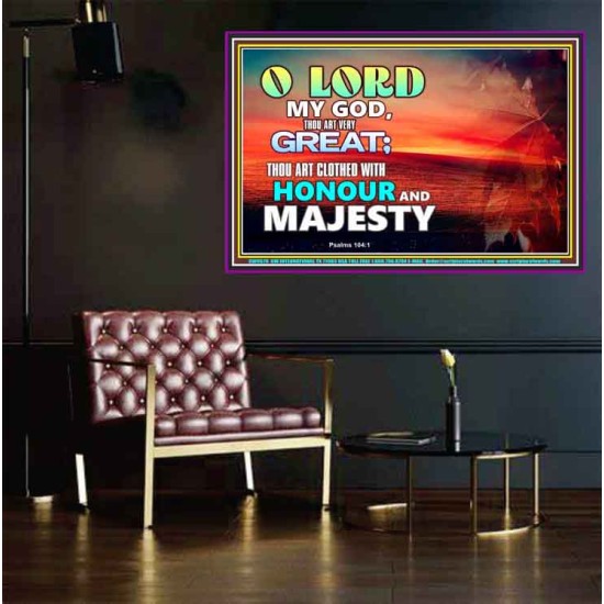 MY GOD THOU ART VERY GREAT  Church Poster  GWPEACE9579  