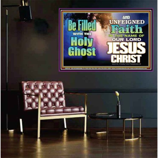 BE FILLED WITH THE HOLY GHOST  Large Wall Art Poster  GWPEACE9793  