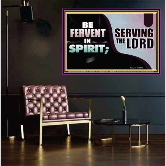 FERVENT IN SPIRIT SERVING THE LORD  Custom Art and Wall Décor  GWPEACE9908  