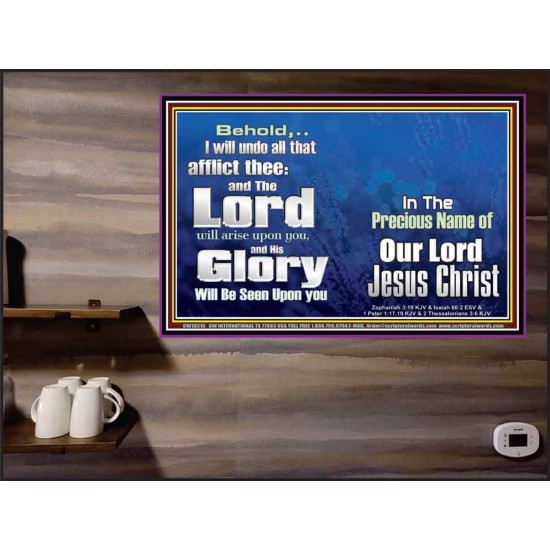 HIS GLORY SHALL BE SEEN UPON YOU  Custom Art and Wall Décor  GWPEACE10315  