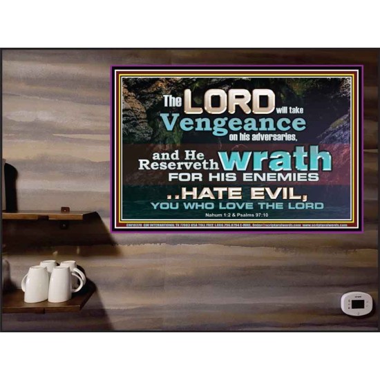 HATE EVIL YOU WHO LOVE THE LORD  Children Room Wall Poster  GWPEACE10378  