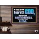 FEAR GOD AND WORKETH RIGHTEOUSNESS  Sanctuary Wall Poster  GWPEACE10406  