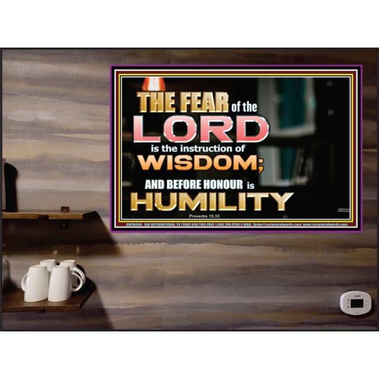 BEFORE HONOUR IS HUMILITY  Scriptural Poster Signs  GWPEACE10455  