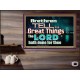 THE LORD DOETH GREAT THINGS  Bible Verse Poster  GWPEACE10481  