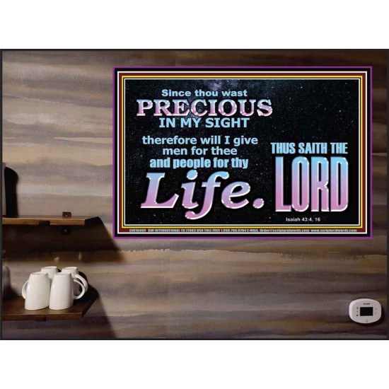 YOU ARE PRECIOUS IN THE SIGHT OF THE LIVING GOD  Modern Christian Wall Décor  GWPEACE10490  
