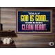 TRULY GOD IS GOOD TO THOSE WITH CLEAN HEART  Scriptural Poster Poster  GWPEACE10510  