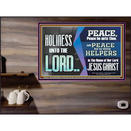 HOLINESS UNTO THE LORD  Righteous Living Christian Picture  GWPEACE10524  