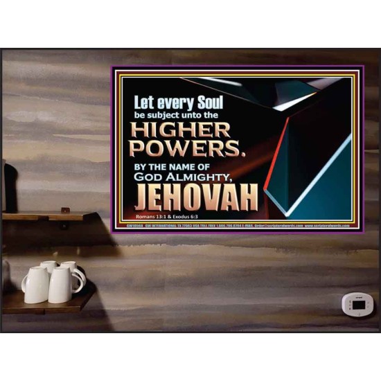 JEHOVAH ALMIGHTY THE GREATEST POWER  Contemporary Christian Wall Art Poster  GWPEACE10568  