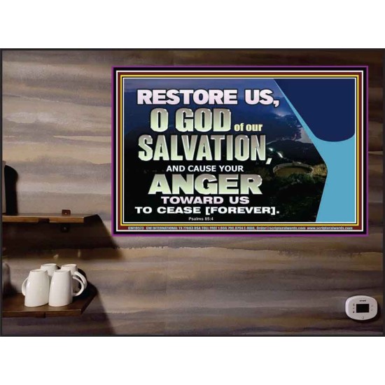 GOD OF OUR SALVATION  Scripture Wall Art  GWPEACE10573  
