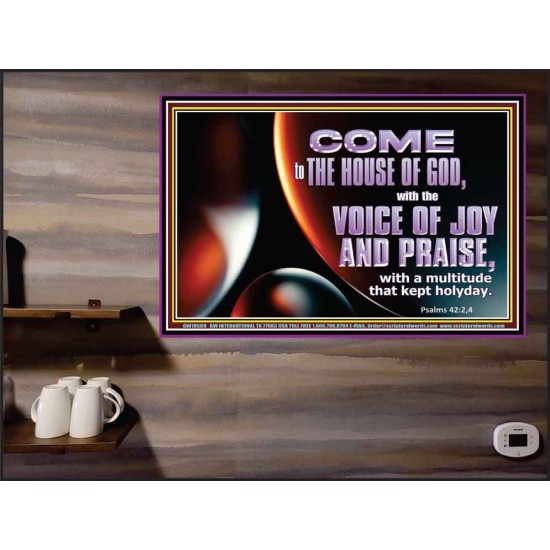 THE VOICE OF JOY AND PRAISE  Wall Décor  GWPEACE10589  