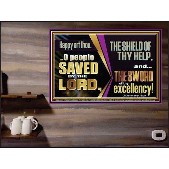 O PEOPLE SAVED BY THE LORD  Children Room Wall Poster  GWPEACE10699  