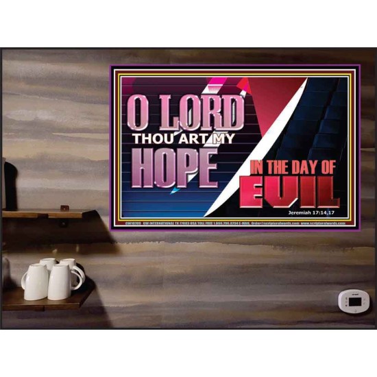 O LORD THAT ART MY HOPE IN THE DAY OF EVIL  Christian Paintings Poster  GWPEACE10791  