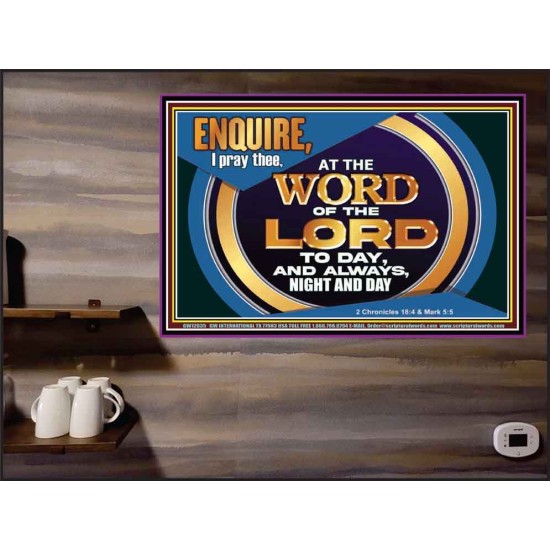 THE WORD OF THE LORD IS FOREVER SETTLED  Ultimate Inspirational Wall Art Poster  GWPEACE12035  