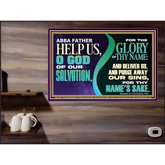 ABBA FATHER HELP US   Biblical Art Poster  GWPEACE12092  