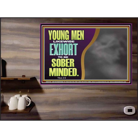 YOUNG MEN BE SOBER MINDED  Wall & Art Décor  GWPEACE12107  