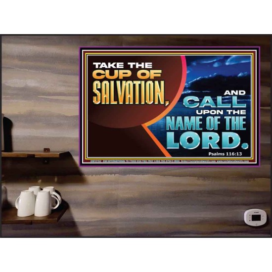 TAKE THE CUP OF SALVATION  Art & Décor Poster  GWPEACE12152  