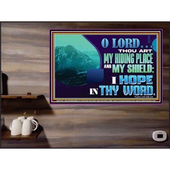 THOU ART MY HIDING PLACE AND SHIELD  Large Custom Poster   GWPEACE12159  