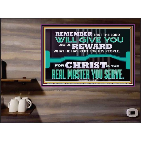 THE LORD WILL GIVE YOU AS A REWARD  Eternal Power Poster  GWPEACE13080  