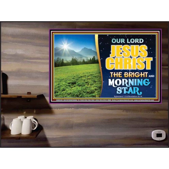 JESUS CHRIST THE BRIGHT AND MORNING STAR  Children Room Poster  GWPEACE9546  