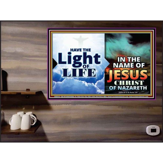 HAVE THE LIGHT OF LIFE  Sanctuary Wall Poster  GWPEACE9547  