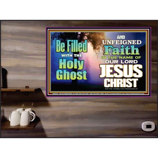 BE FILLED WITH THE HOLY GHOST  Large Wall Art Poster  GWPEACE9793  