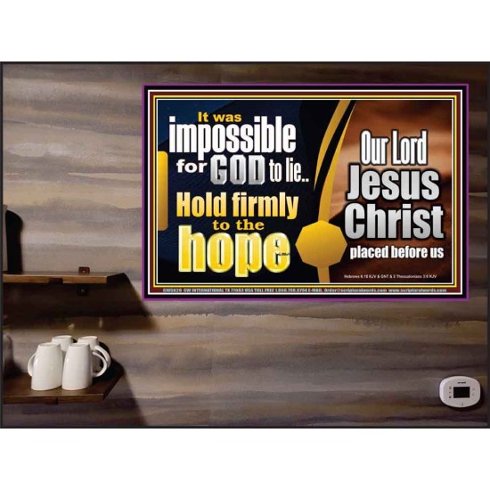 GOD NEVER LIE ONLY BELIEVE  Art & Wall Décor  GWPEACE9820  