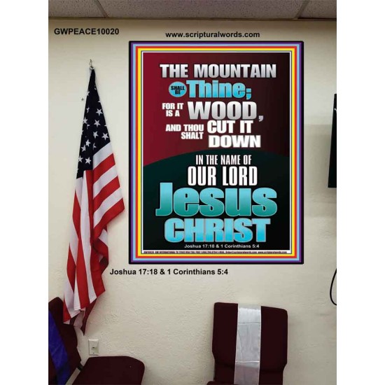 THE MOUNTAIN SHALL BE THINE  Ultimate Power Poster  GWPEACE10020  